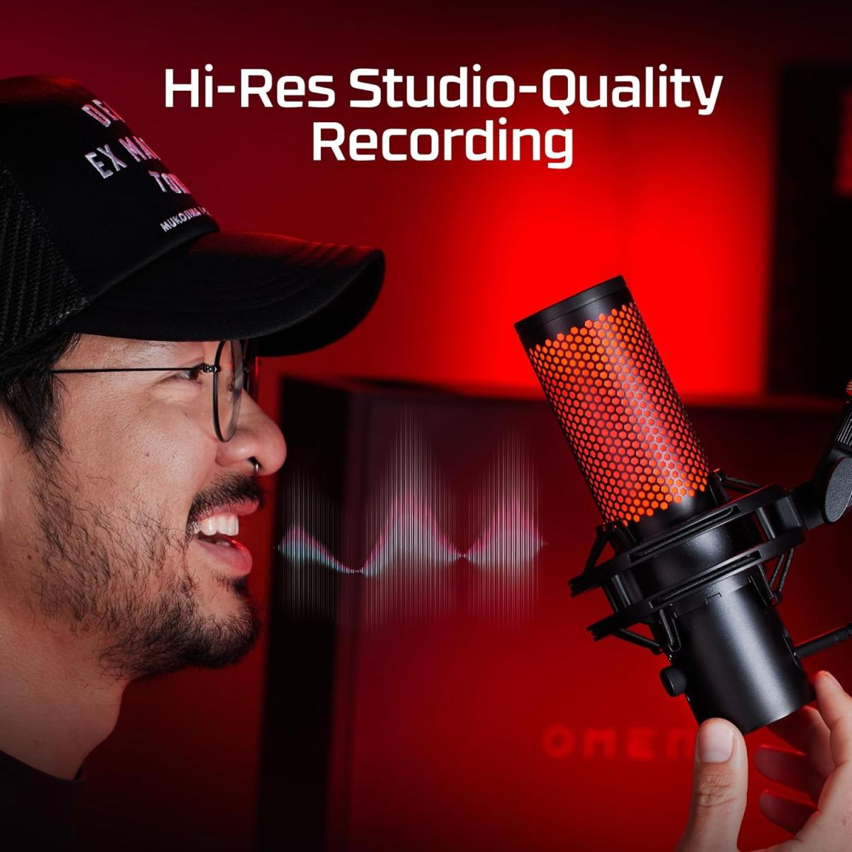 HyperX QuadCast 2 Wired Multi-Pattern USB Condenser Microphone - Black HyperX QuadCast 2 Wired Multi-Pattern USB Condenser Microphone - Black